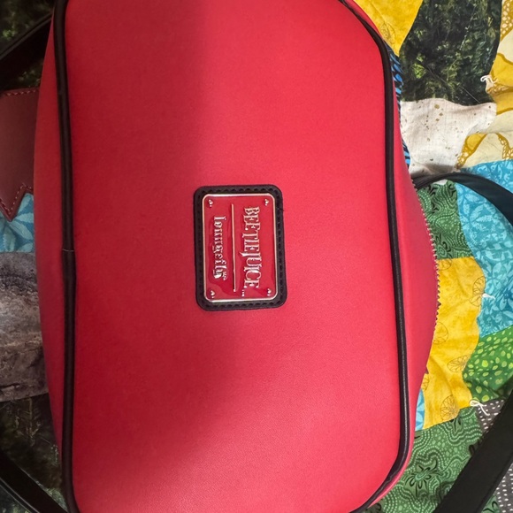 Loungefly Beetlejuice Marquee Red Arrow Crossbody Bag - Picture 3 of 6